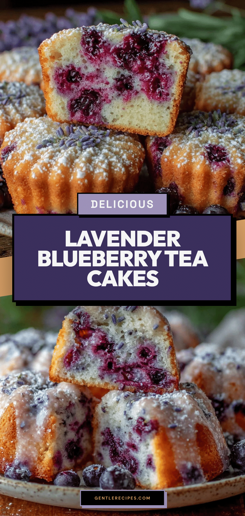 Lavender Blueberry Tea Cakes Recipe Easy Moist Tender Crumb 5 lavender blueberry tea cakes recipe