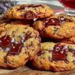 lavender sea salt chocolate chunk cookies - featured image