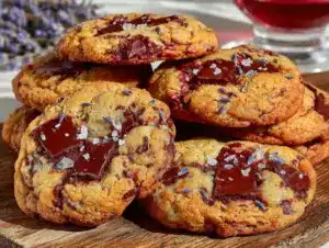 Home 7 lavender sea salt chocolate chunk cookies - featured image
