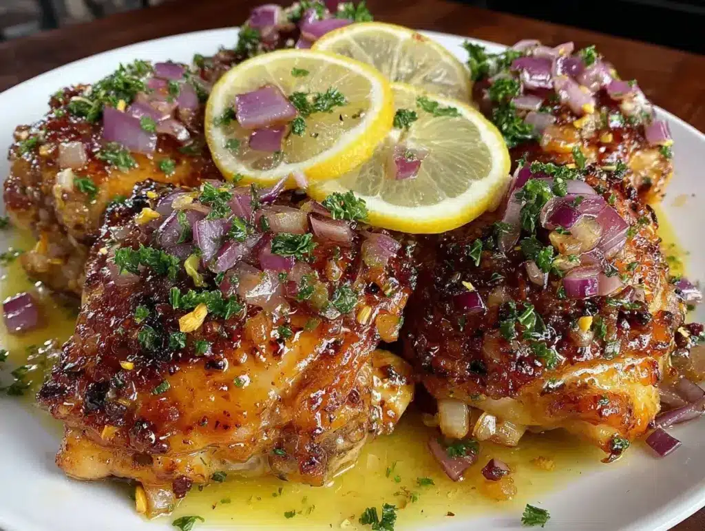 Home 2 lemon shallot chicken - featured image