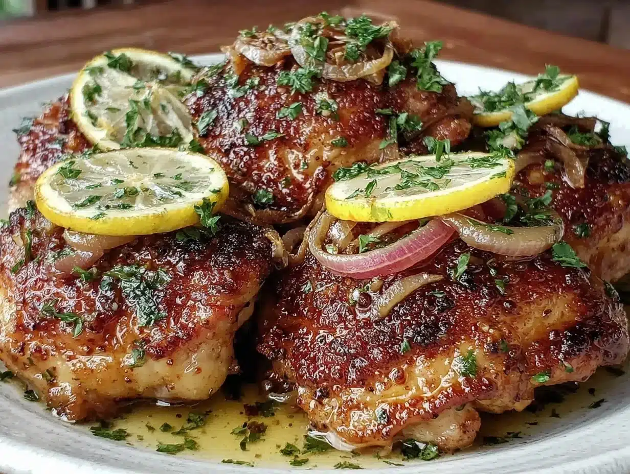 Lemon Shallot Chicken Recipe Easy Crispy Skin with Zesty Flavor Guide 4 lemon shallot chicken preparation steps