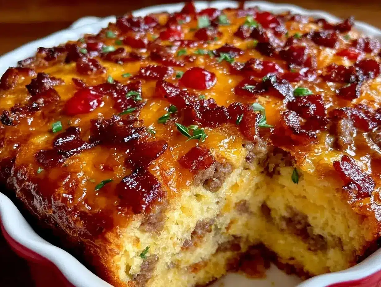 Low-Carb Bacon Cheeseburger Casserole Easy Weeknight Dinner Recipe 4 Low-Carb Bacon Cheeseburger Casserole preparation steps