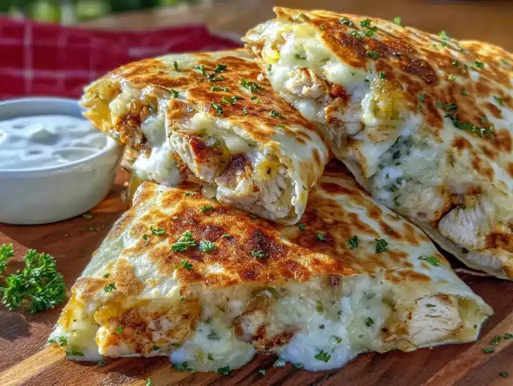 Home 3 low carb cheesy garlic chicken wraps - featured image