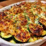 Mediterranean chicken zucchini bake - featured image