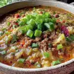 one-pot egg roll soup recipe - featured image