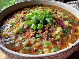 Home 6 one-pot egg roll soup recipe - featured image