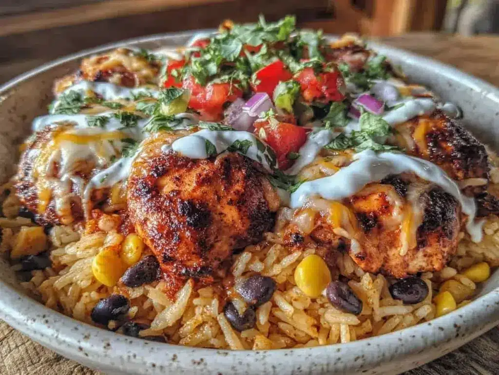 one-pot southwest chicken and rice - featured image