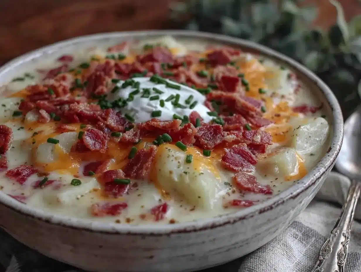Outback Potato Soup Recipe Easy Creamy Velvety Soup Perfect for Winter 4 Outback potato soup recipe preparation steps