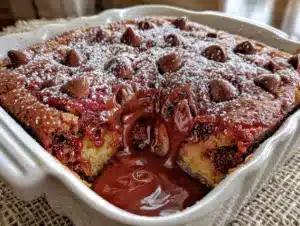 Home 7 Peanut Butter Cup Dump Cake - featured image