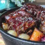 red wine braised short ribs - featured image