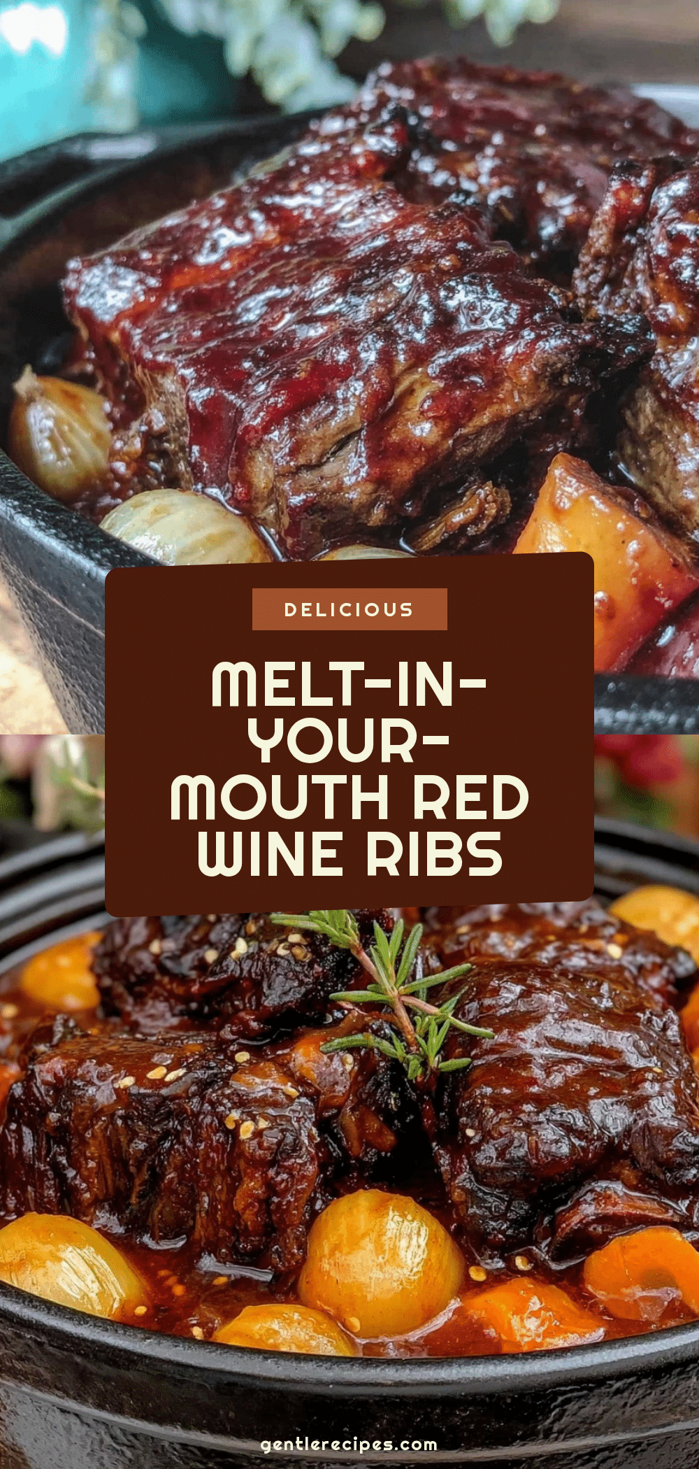 Red Wine Braised Short Ribs Dutch Oven Recipe Easy Cozy Dinner Idea 5 red wine braised short ribs recipe