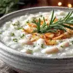 rosemary garlic white bean soup - featured image