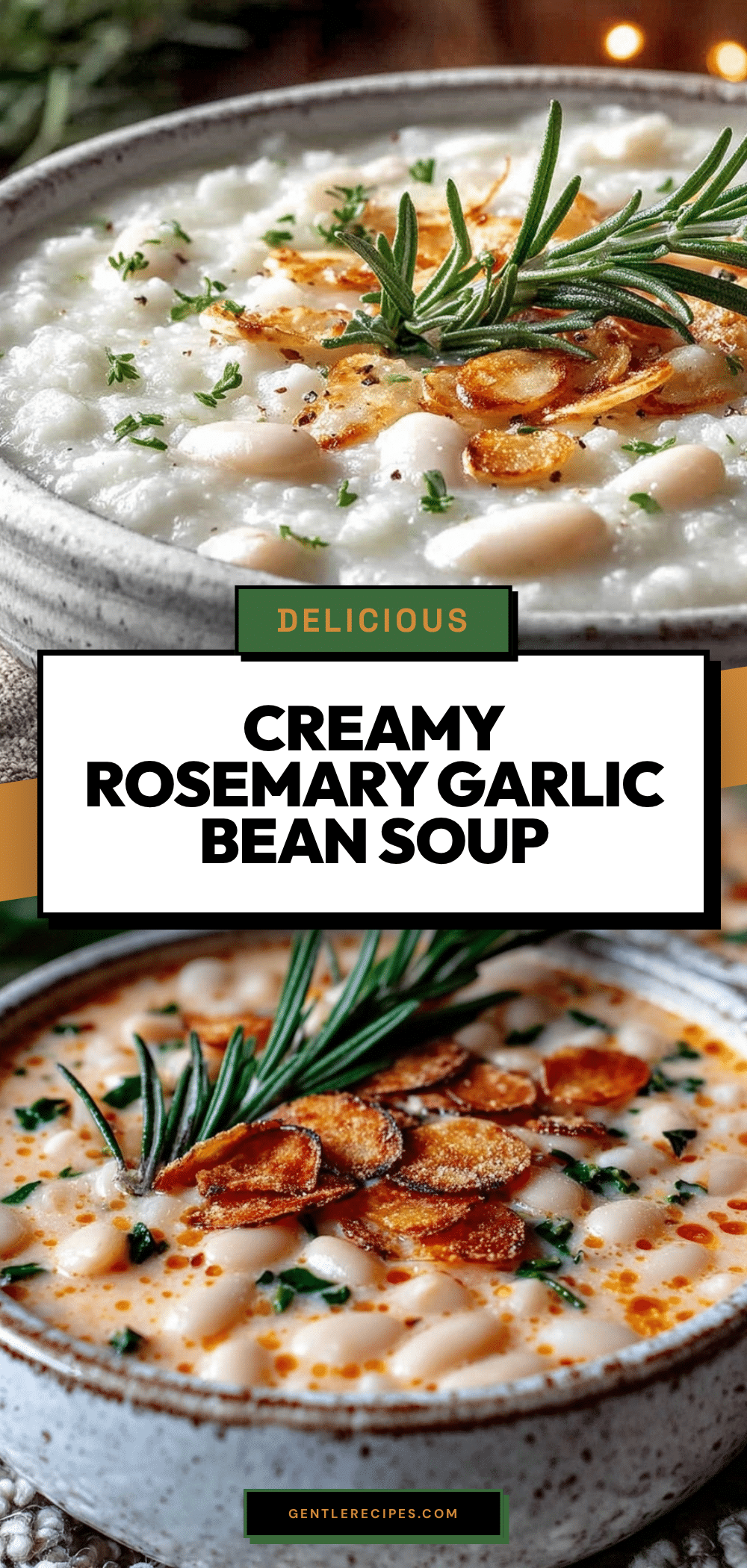 Cozy Rosemary Garlic White Bean Soup Recipe Ready in 30 Minutes 5 rosemary garlic white bean soup recipe