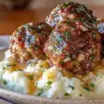 Salisbury steak meatballs - featured image