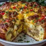 sausage and egg casserole - featured image