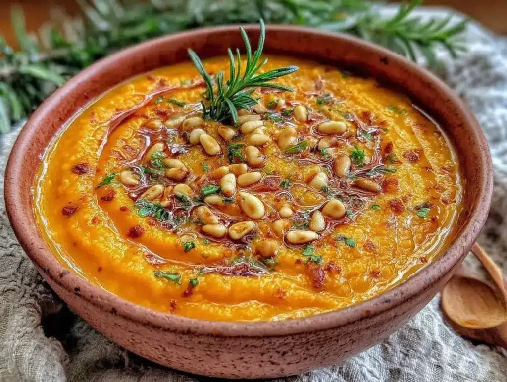 savory Italian sweet potato soup - featured image