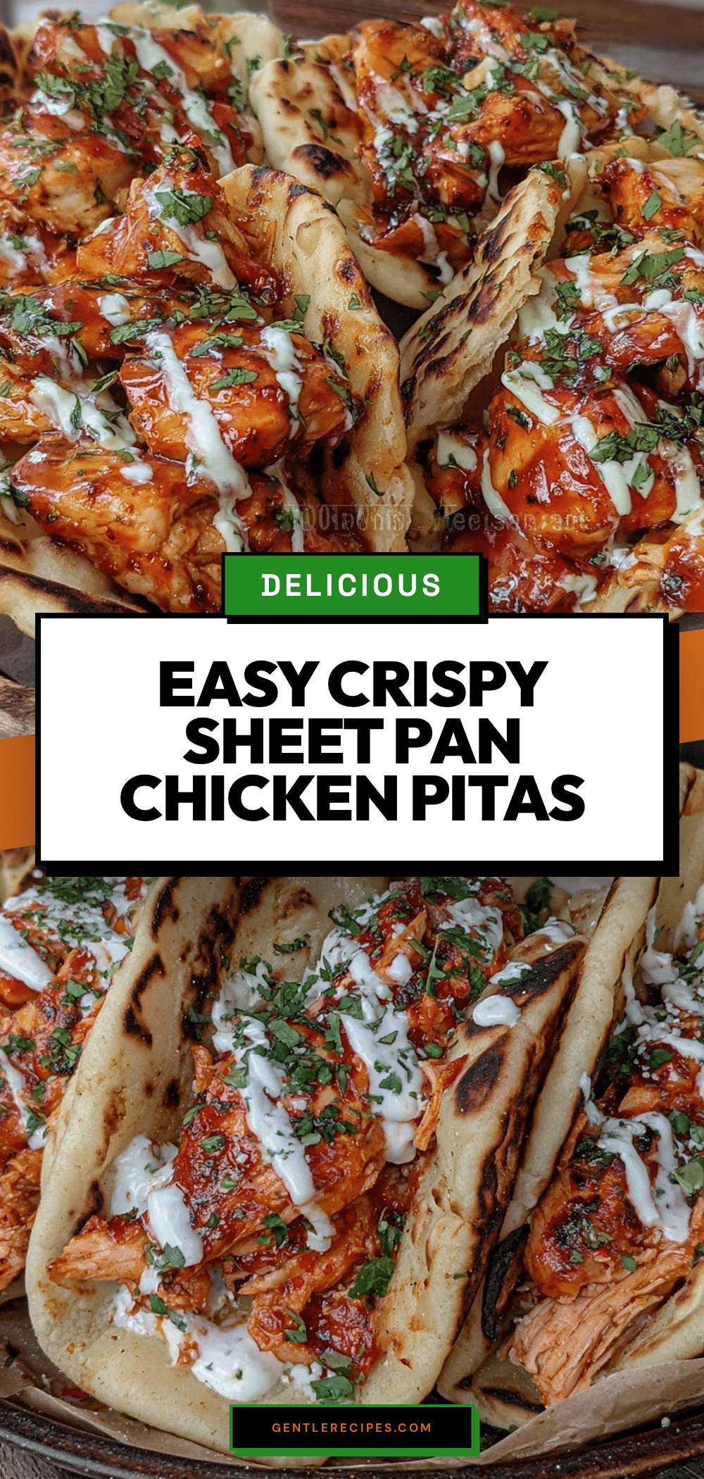 Sheet Pan Chicken Pitas Recipe Easy Crispy Weeknight Dinner Idea 5 sheet pan chicken pitas recipe