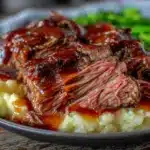 slow cooked beef brisket - featured image