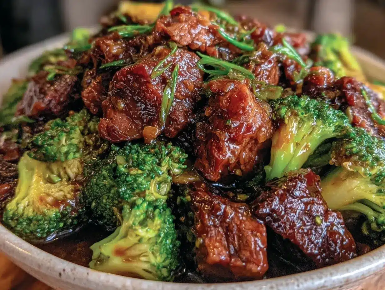 Slow Cooker Beef and Broccoli Recipe Easy 5-Ingredient Dinner Idea 4 slow cooker beef and broccoli recipe preparation steps