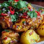 slow cooker chicken curry - featured image