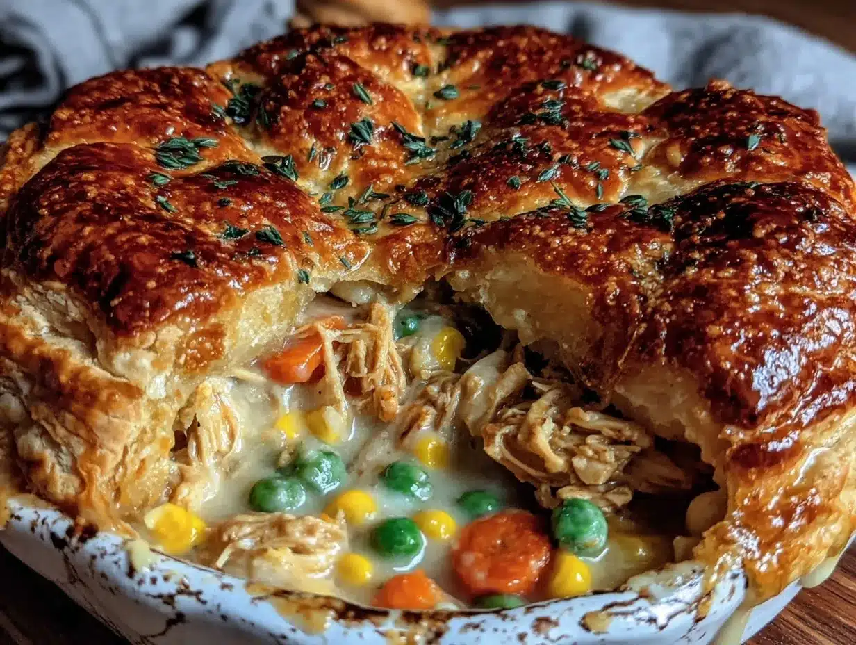 Slow Cooker Chicken Pot Pie Recipe Easy Comfort Meal in 6 Hours 4 slow cooker chicken pot pie recipe preparation steps