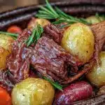 slow cooker chuck roast - featured image