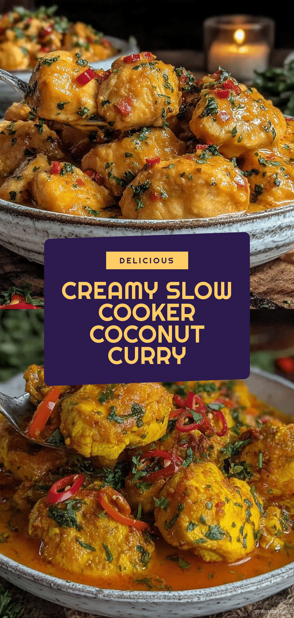 Slow Cooker Coconut Curry Chicken Recipe Easy Tender Juicy Flavor 5 slow cooker coconut curry chicken recipe