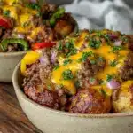 slow cooker hamburger hash - featured image