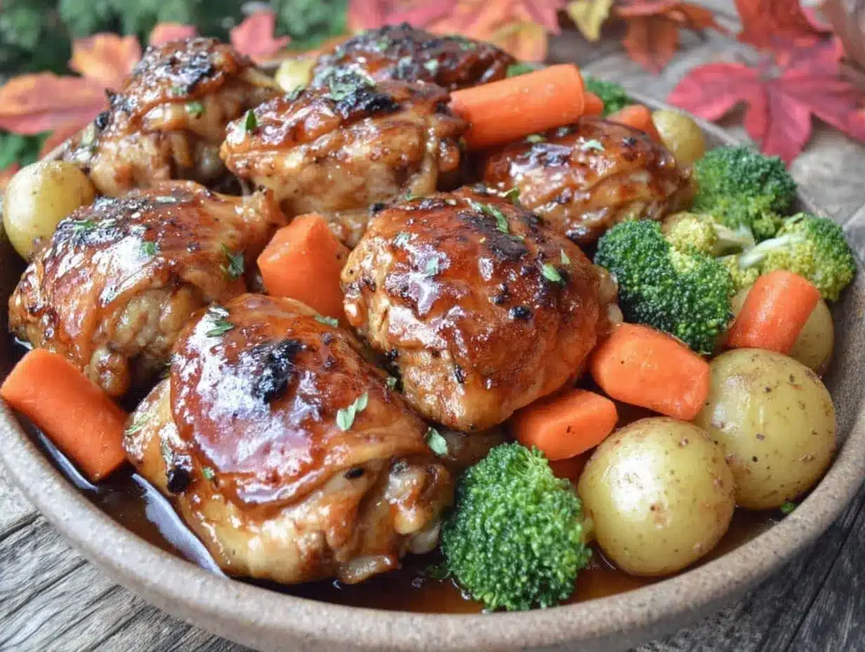 Slow Cooker Honey Garlic Chicken Recipe for Easy Healthy Dinners 4 slow cooker honey garlic chicken preparation steps