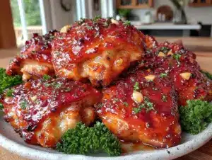 Home 7 slow cooker honey garlic chicken thighs - featured image