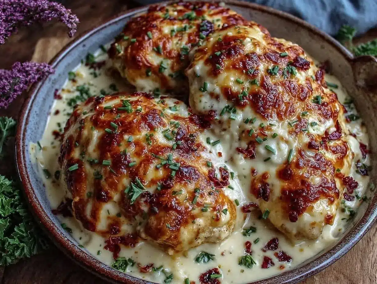 Smothered Cheesy Sour Cream Chicken Recipe Easy Cozy Comfort Meal 4 smothered cheesy sour cream chicken preparation steps