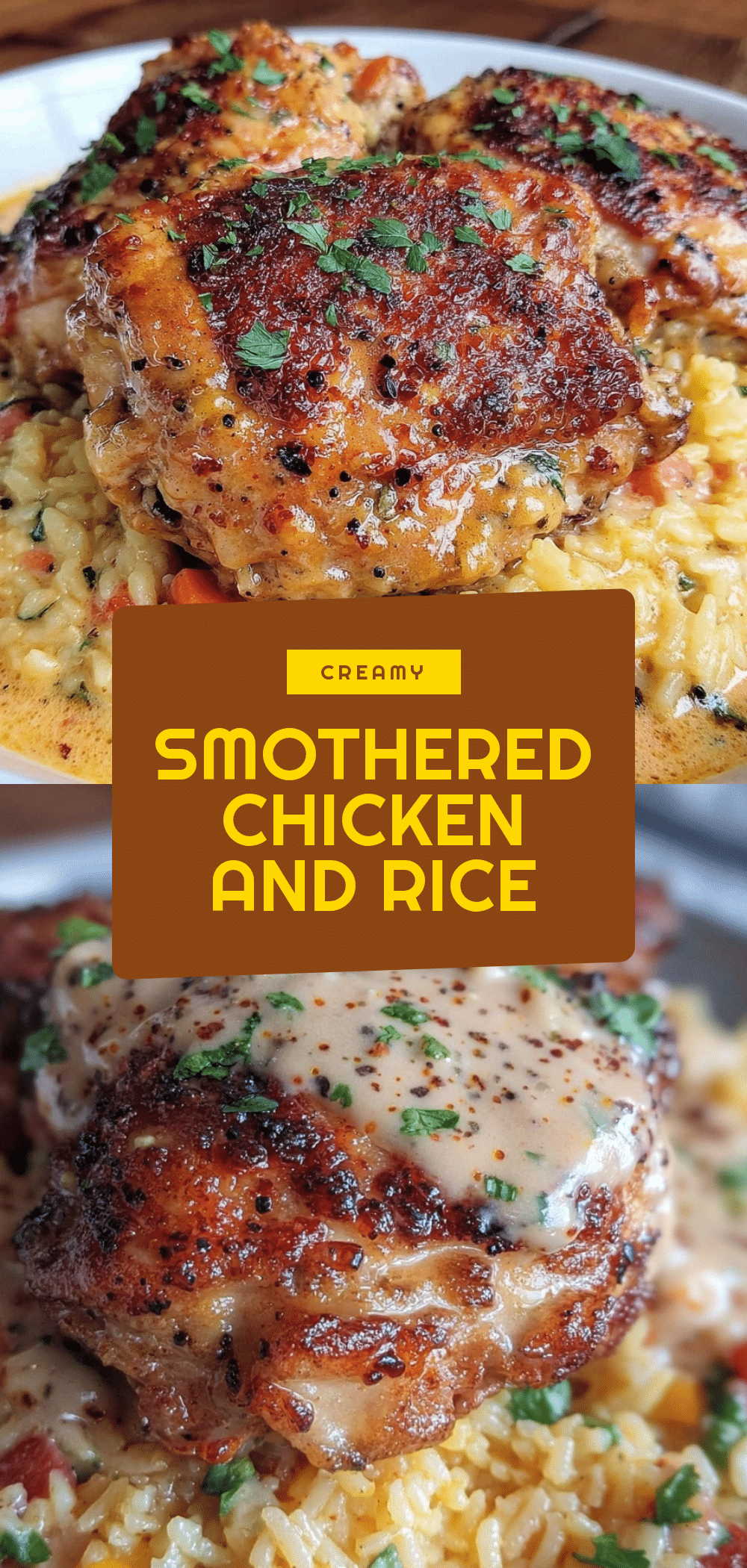 Smothered Chicken and Rice Recipe Easy Weeknight Dinner Idea to Try Tonight 5 smothered chicken and rice recipe