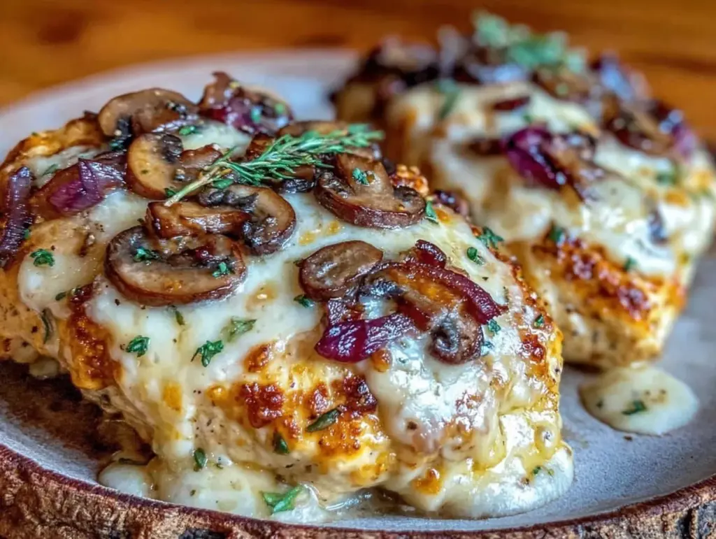 smothered chicken copycat recipe - featured image