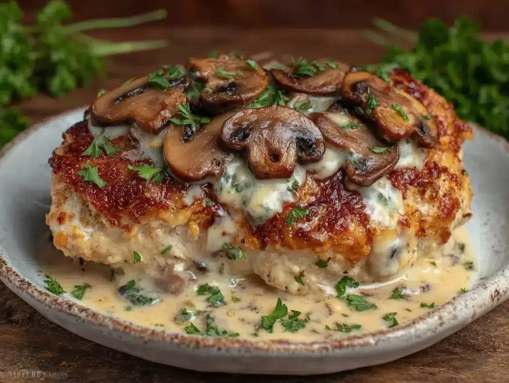 smothered chicken recipe - featured image