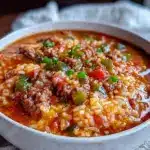 stuffed peppers soup - featured image