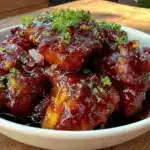 sweet baby rays crockpot chicken - featured image