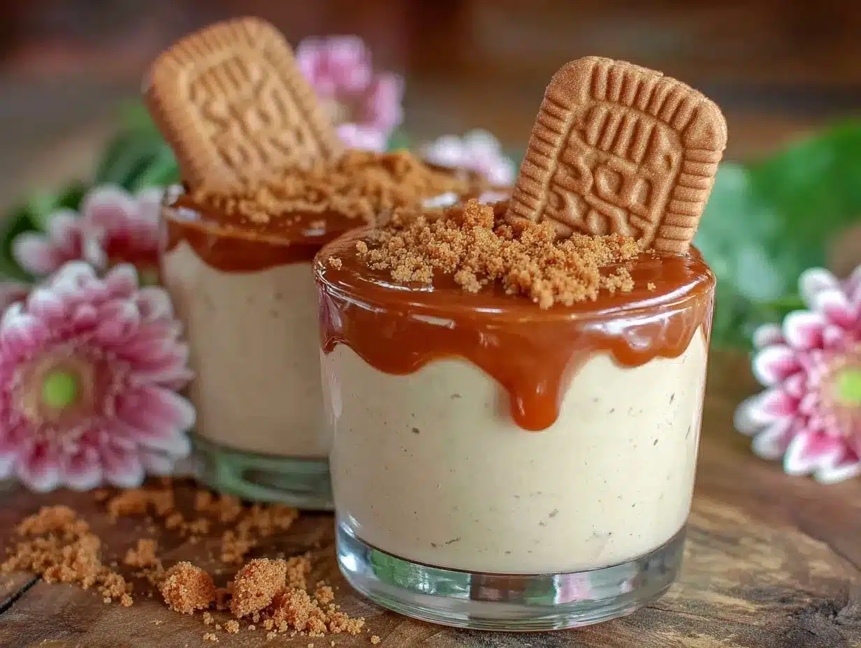 Easy 2-Ingredient Biscoff Mousse Recipe Perfect for Fluffy Desserts 4 2-ingredient Biscoff mousse preparation steps
