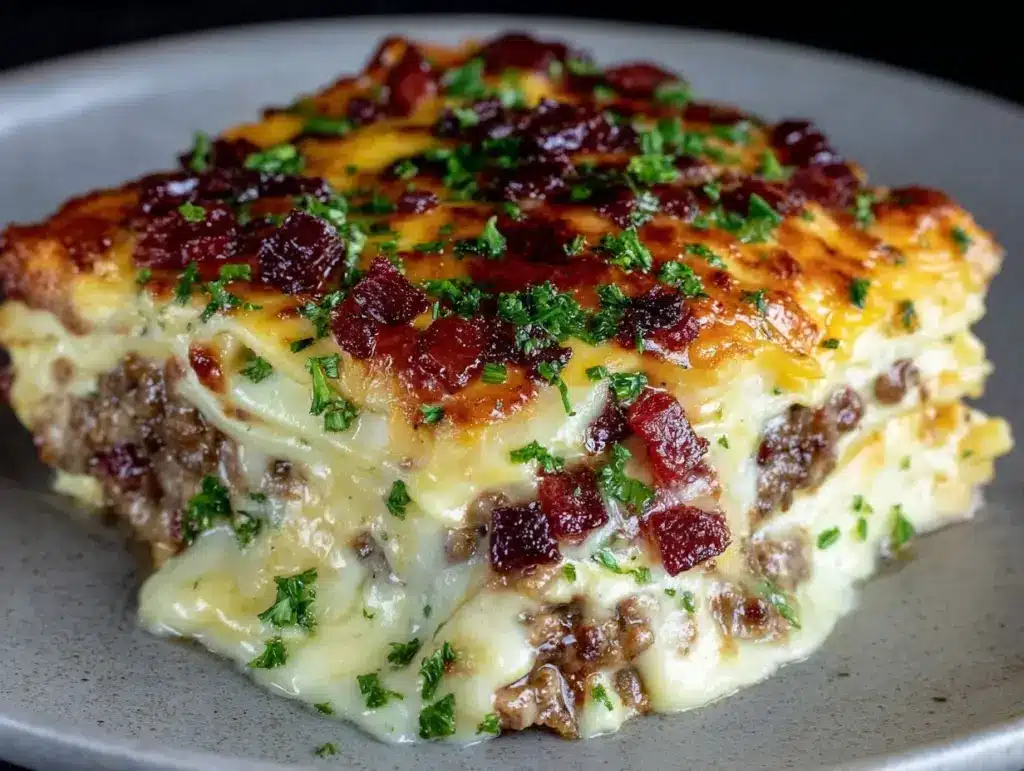 cheeseburger lasagna - featured image