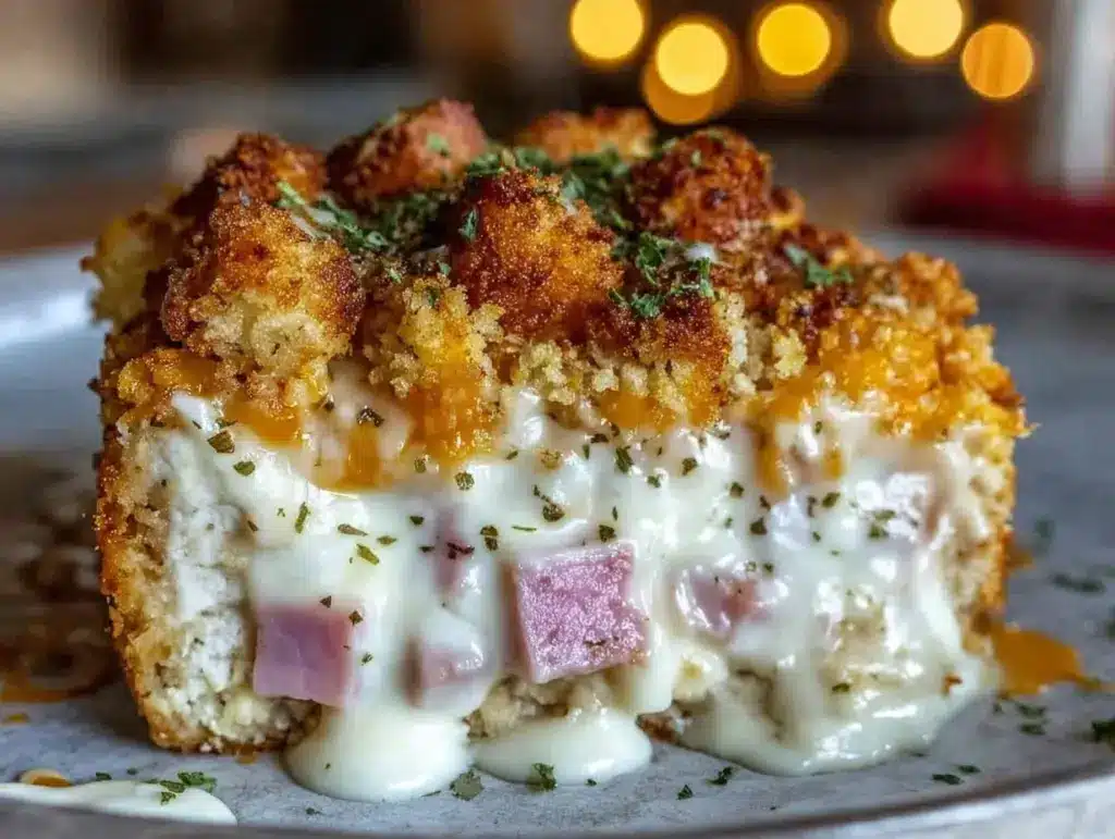 Home 1 chicken cordon bleu casserole - featured image