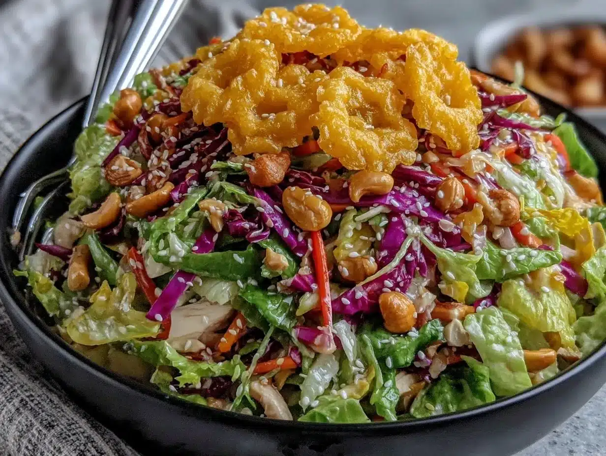 Chinese Chicken Salad Recipe Easy Homemade Crunchy Asian Dressing for Perfect Lunch 4 chinese chicken salad recipe preparation steps