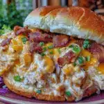 creamy crockpot crack chicken - featured image