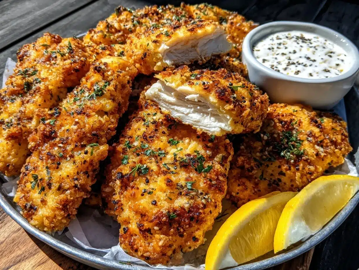 Crispy Oven Baked Chicken Tenders Recipe Easy Perfect Weeknight Meal Ideas 4 crispy oven baked chicken tenders preparation steps