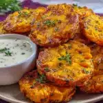 crispy smashed sweet potatoes - featured image