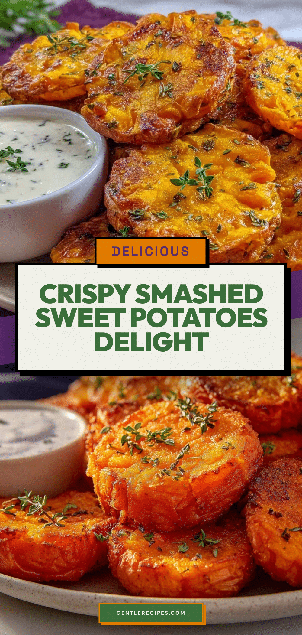 Crispy Smashed Sweet Potatoes Recipe Easy Snack with Golden Crunch 5 crispy smashed sweet potatoes recipe