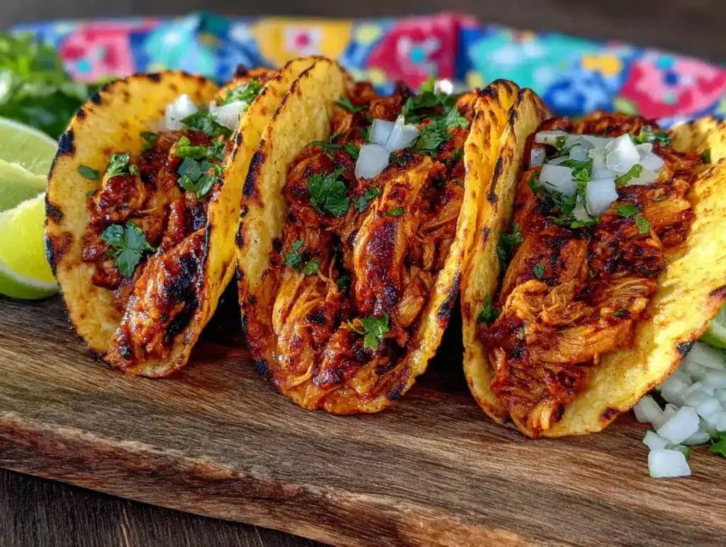 crock pot chicken tacos - featured image