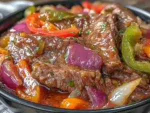 Home 7 crock pot pepper steak recipe - featured image