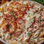 crockpot chicken Alfredo recipe - featured image