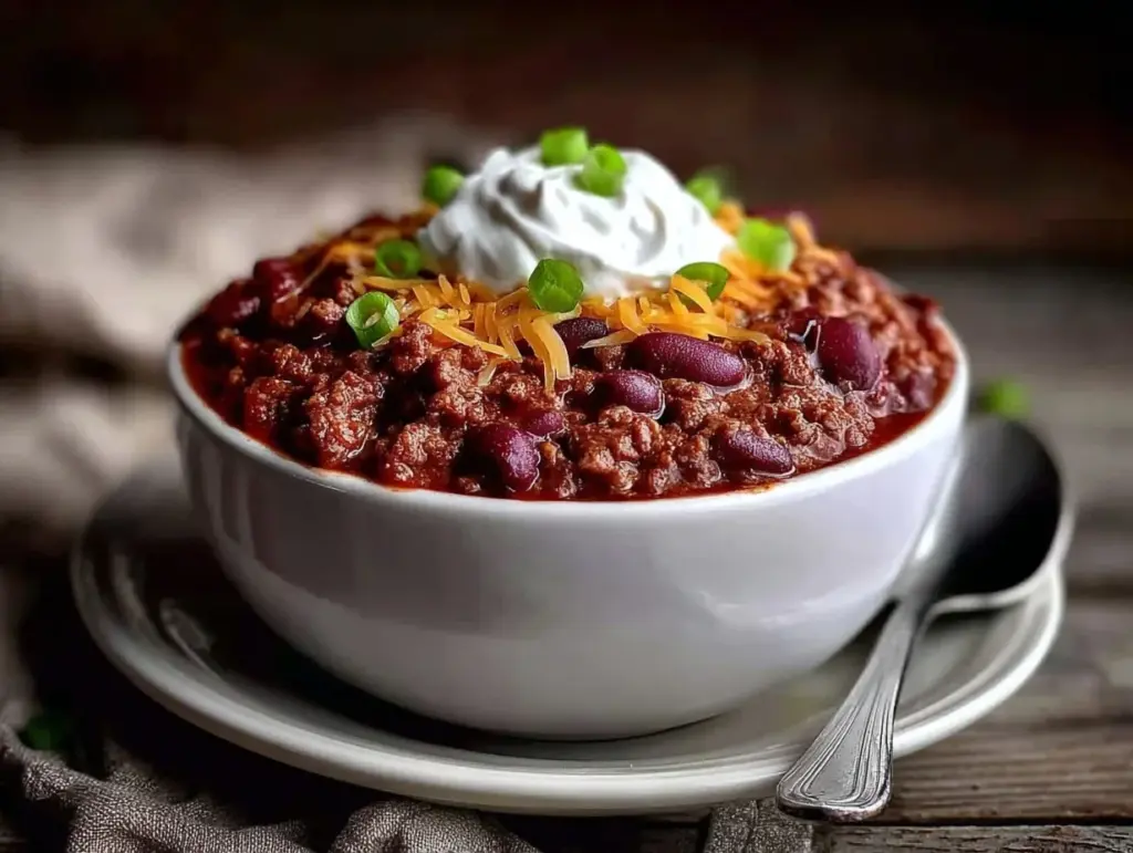 crockpot chili recipe - featured image