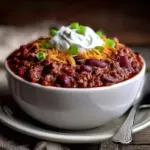 crockpot chili recipe - featured image