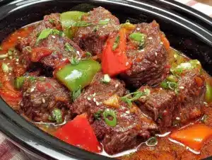 Home 6 crockpot pepper steak - featured image